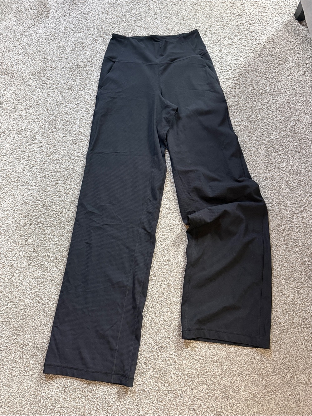 Lululemon Black Wide-Leg high waist